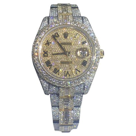 rolex ice out replica|rolex datejust 41 iced out.